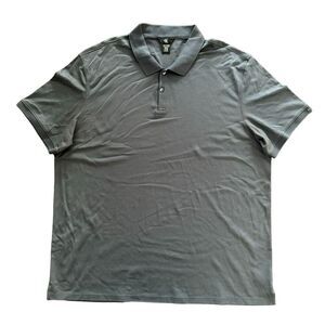 Calvin Klein 2XL Gray Short Sleeve Men's Polo Shirt‎